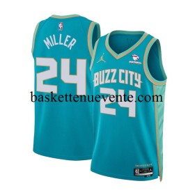 Maillot Basket Charlotte Hornets Brandon Jordan Miller 24 Jordan 2023-2024 City Edition Bleu Swingman - Homme